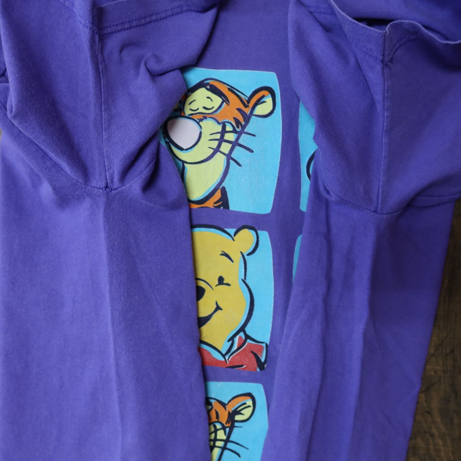 90s vintage US古着☆くまのプーさん Pooh プリント 半袖 T シャツ 