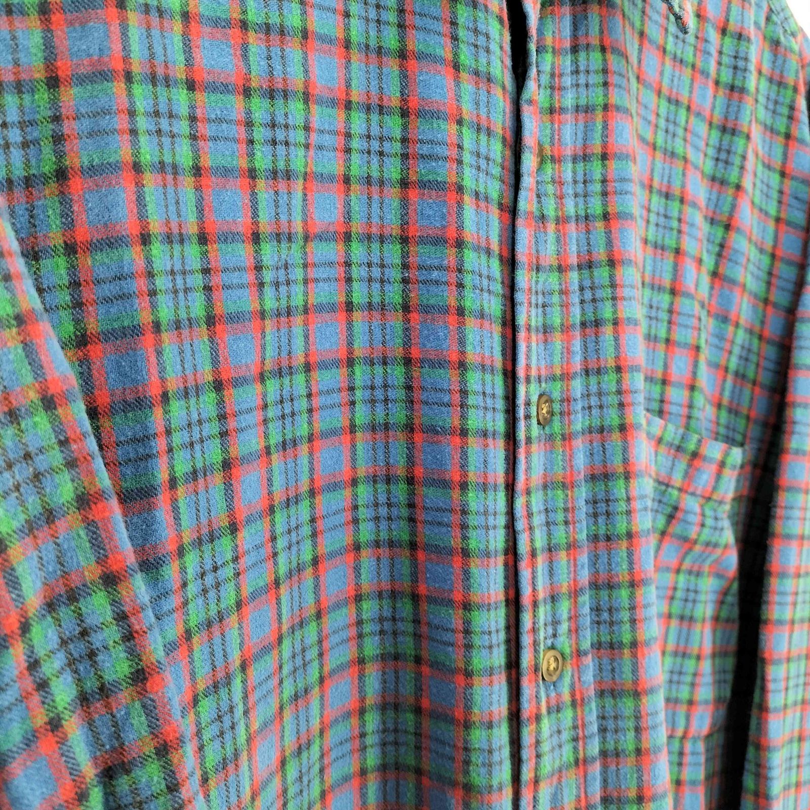 エディーバウアー Eddie Bauer 90S 白タグ チェックネルシャツ エディーバウアー Eddie Bauer 90S 白タグ チェックネルシャツ