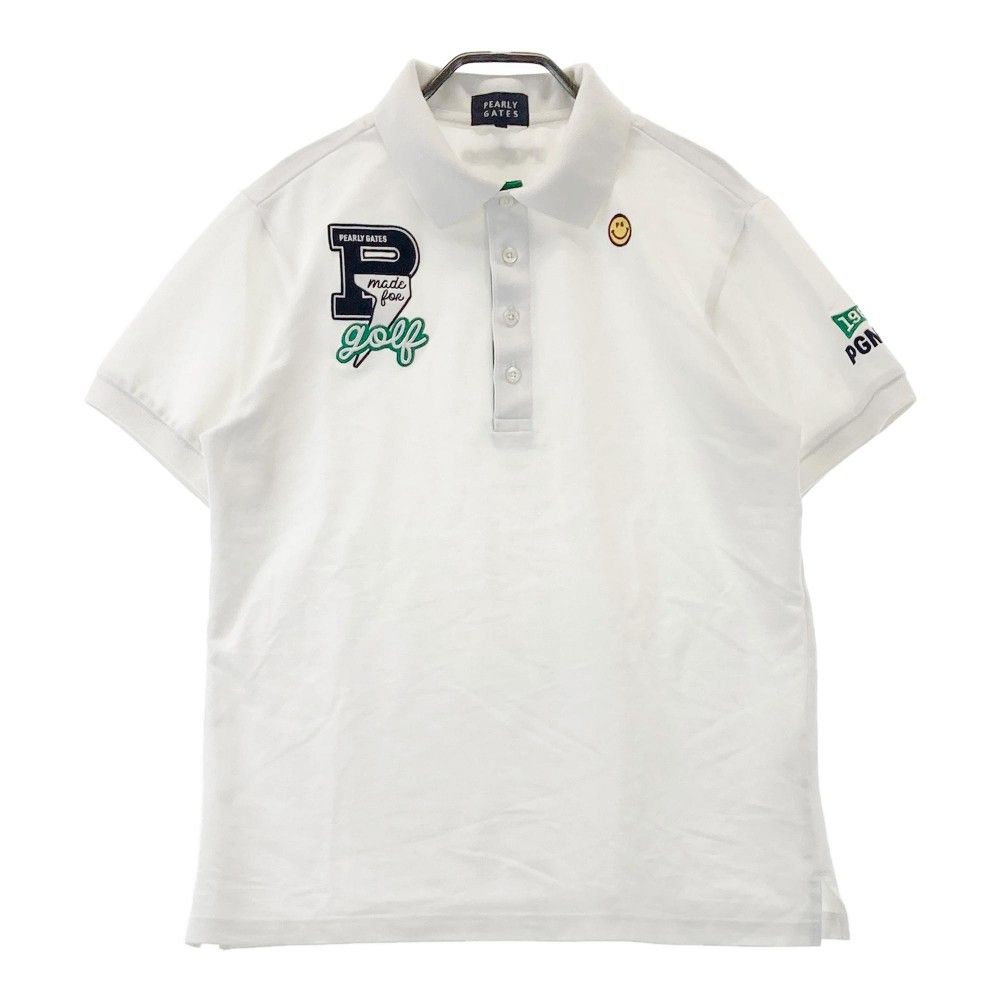 サイズ：5 PEARLY GATES パーリーゲイツ 半袖 ポロシャツ ニコちゃん