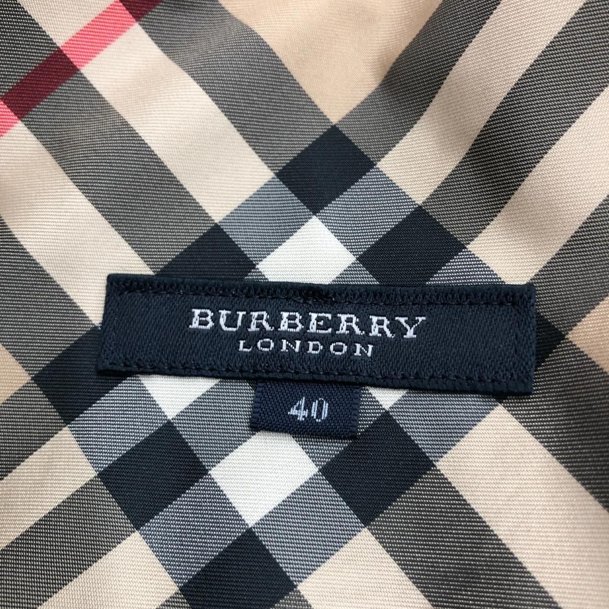 良好 BURBERRY LONDON バーバリーロンドン ウール スカート サイズ40  