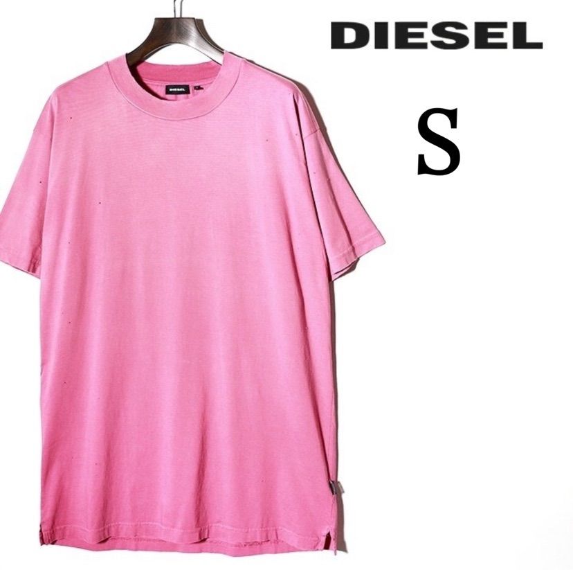 新品 ディーゼル DIESEL 半袖Tシャツ クラッシュダメージ加工 - 株式