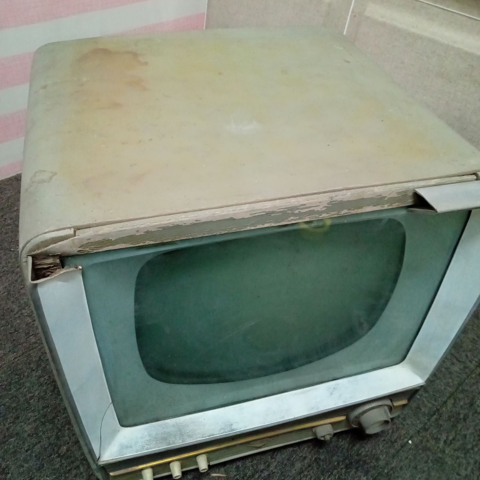 アンティーク】当時物！昭和35年1960年 真空管TV【ジャンク