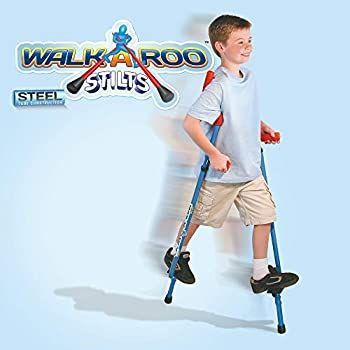 人間工学に基づいたデザインのエアキックを使ったWalkarooスチールスタイル、ウォーキング、アソートカラー(ブルーまたはレッド)