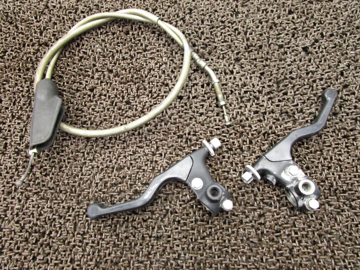 ミズノ　バレーボールシューズ　23.5cm ウエーブモーメンタム TY125 社外 SUN LINE レバーセット クラッチ ブレーキ ○A79！ワイヤー