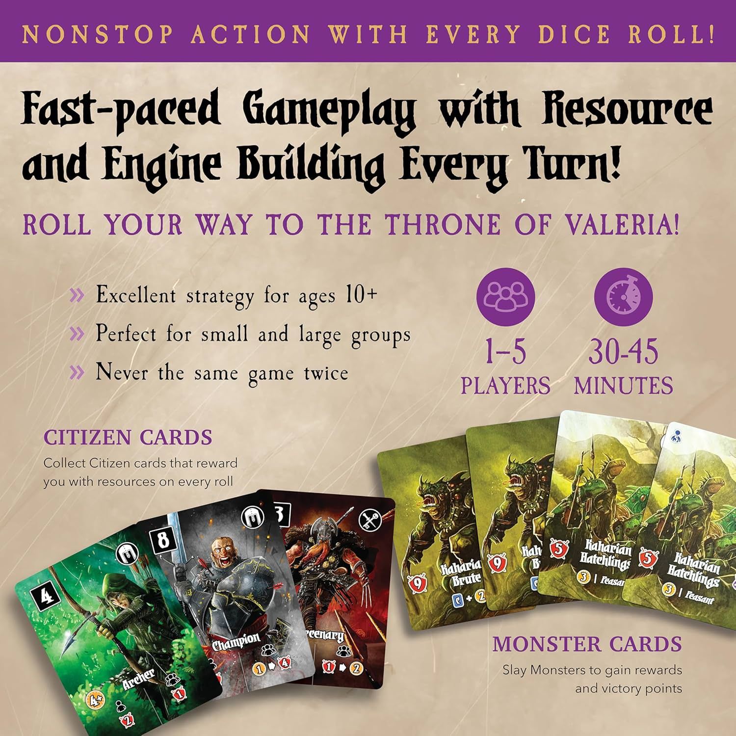 カードゲーム Valeria Card Kingdoms ヴァレリア カードキングダム Daily Magic Games ファンタジー 戦略 ダイス 英語版 日本語説明書なし