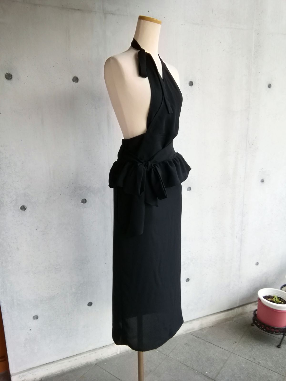 普段使いでもかわいいロングエプロン
