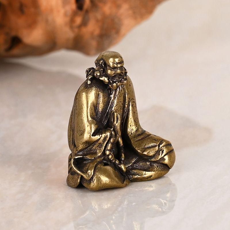 仏教美術 銅器 仏像 細密 彫刻 古美術 銅 仏教 仏教美術 仏像 精密彫刻 仏像 手製 木彫仏像 地蔵王菩薩 - メルカリ