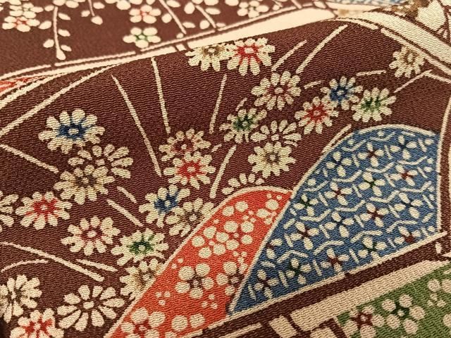 型染め 笹梅花文