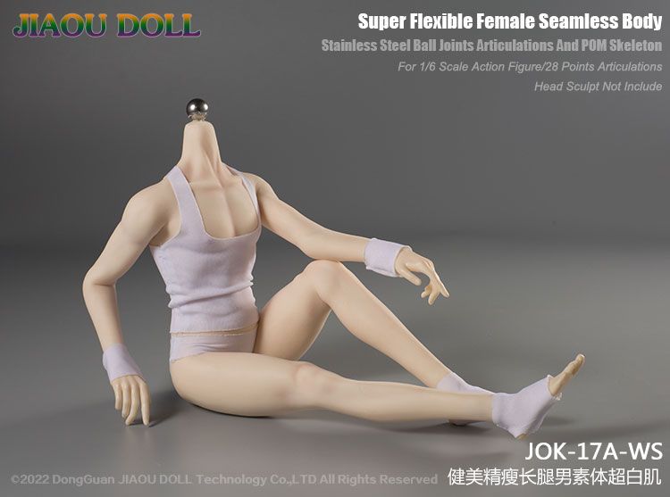 JIAOU DOLL 1/6 男性 アジア 細い男 体型 可動 アクション