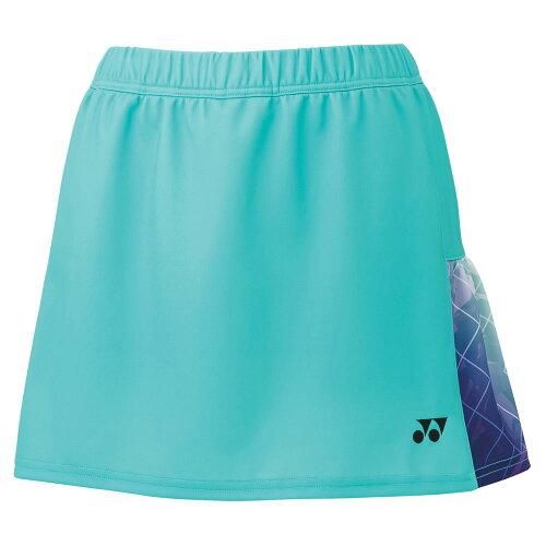 【新品・5営業日で発送】YONEX ヨネックス ウィメンズスカート(インナースパッツツキ) (26131) 色 : ウォーターグリーン サイズ : XO 