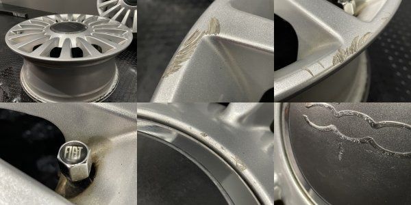 FIAT 500 フィアット 純正ホイール 15インチ 4本 6J4HPCD98+35 