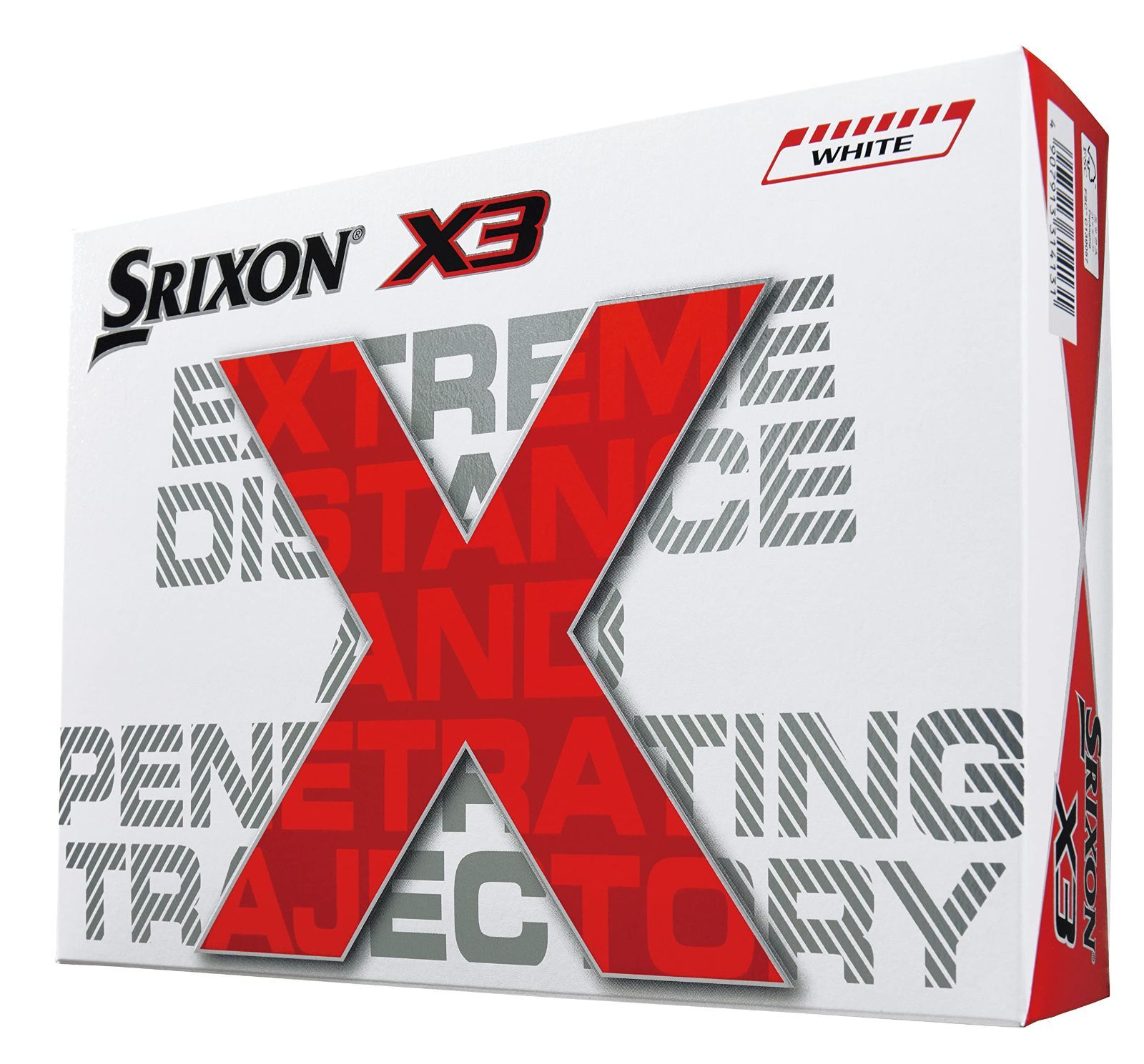 在庫処分DUNLOPダンロップ ゴルフボール SRIXON X3 202モデル 1ダース12個入り ホワイトイエロー 
