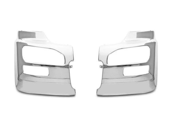 UD クオン 大型3分割 エアダム一体 メッキフロントバンパー左側 クオン UDトラックス □日産 UD クオン フロントバンパー 助手席 左側