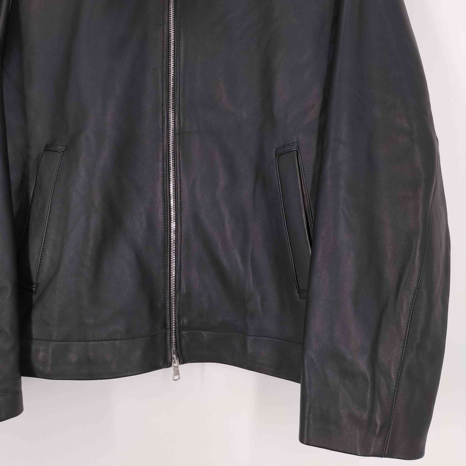 ユナイテッドアローズ UNITED ARROWS シープスキン レザー ジップ