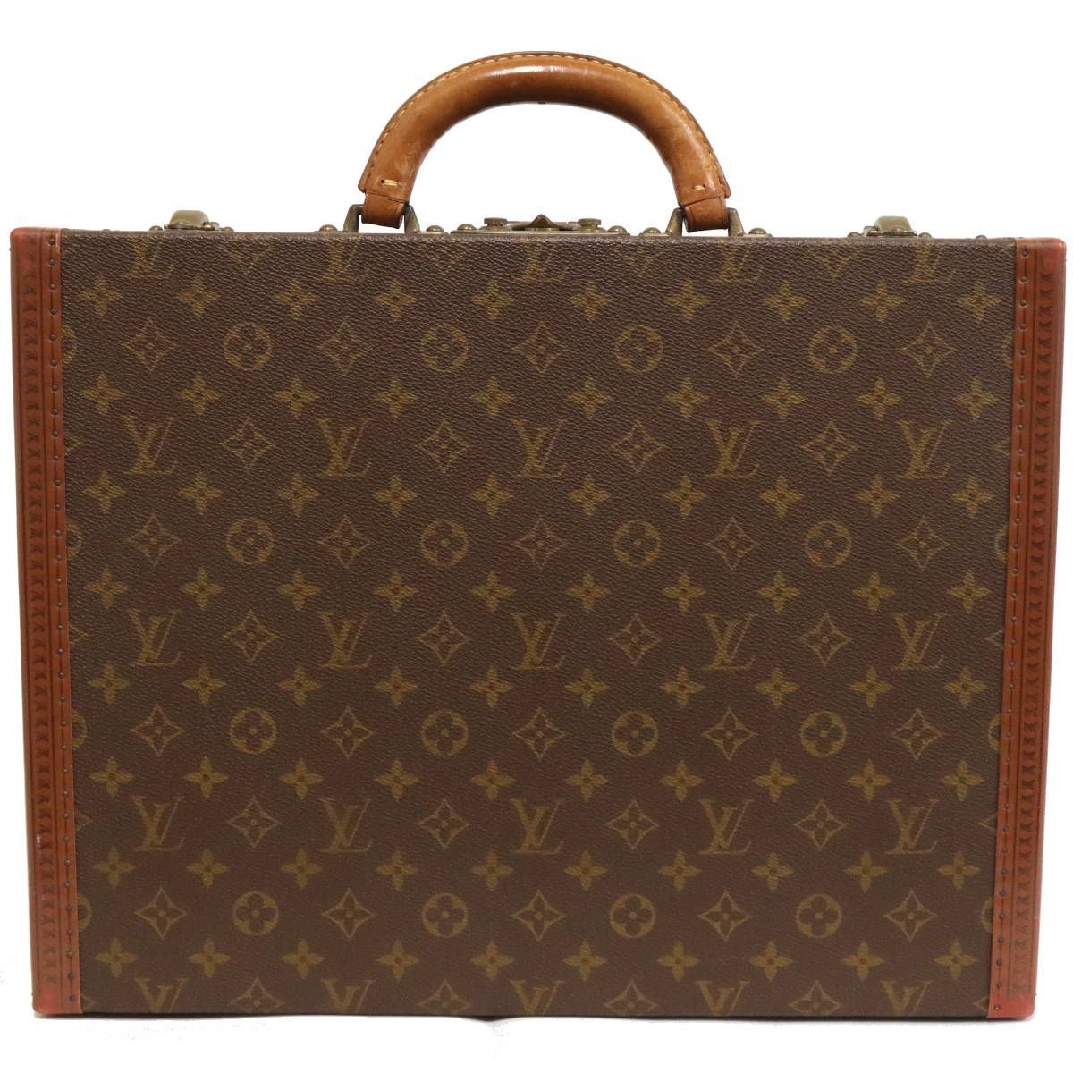 モンブラン キャリーケース トラベルバッグ ロゴ型押し 2輪 ブラウン