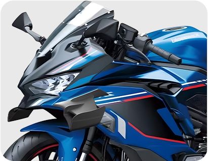 KB ZX-25R ZX-4R フロント ウイングレット 受注製造 ZX-25R ZX25R⁄ZX4R