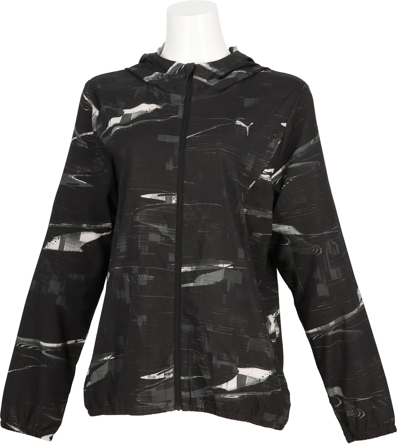 プーマ PUMA W RUN VELOCITY AOP ウーブンジャケット 528263 01 PUMABLACK