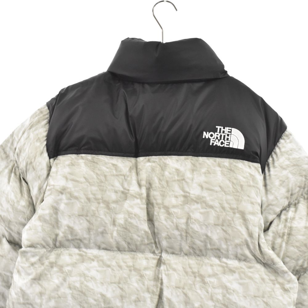 SUPREME (シュプリーム) ×THE NORTH FACE 19AW Paper Print Nuptse Jacket ND91806I  ノースフェイス ペーパープリント ヌプシ ダウンジャケット 紙ヌプシ ND91806I グレー - メルカリ