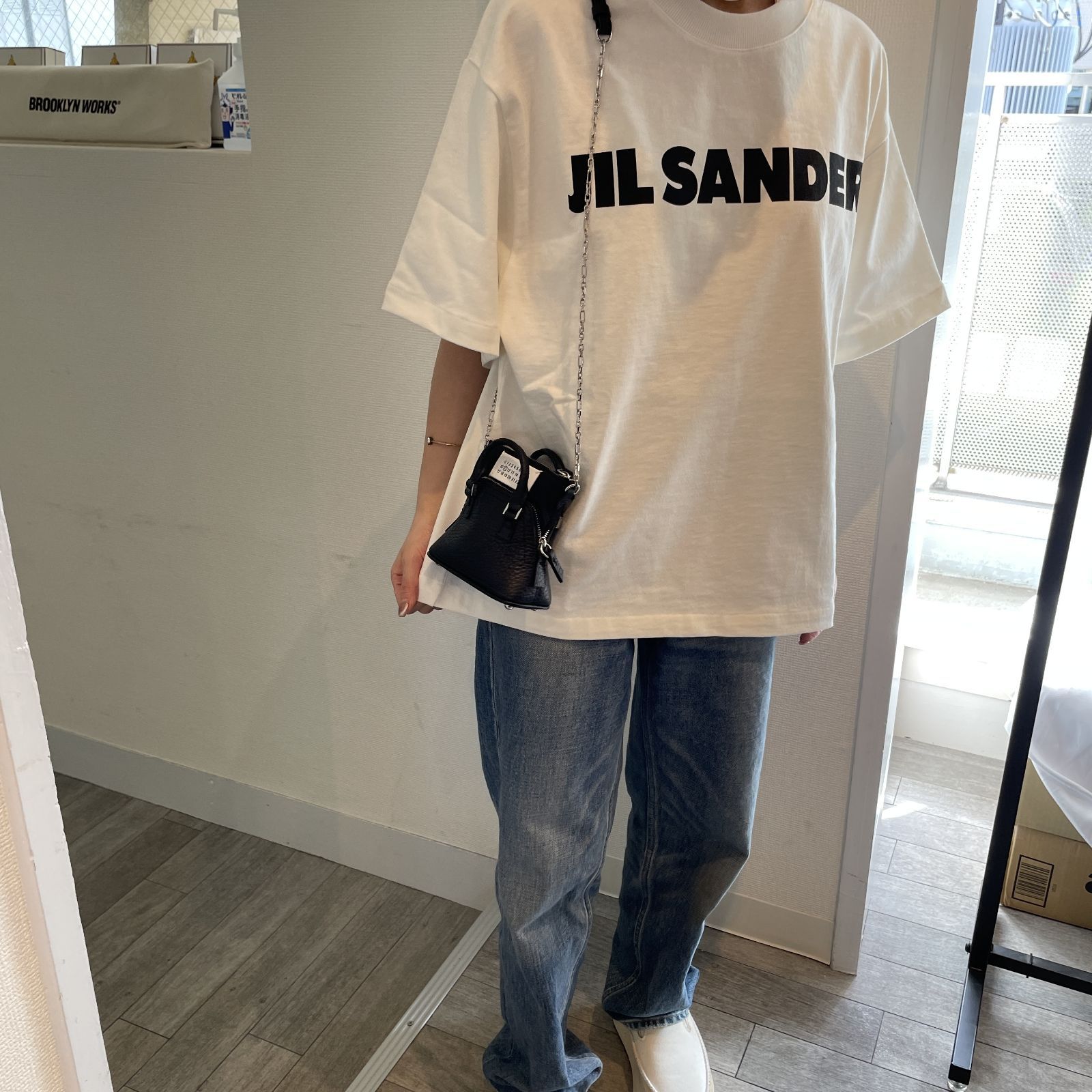 新品未使用!!】JIL SANDER☆ロゴ オーバーサイズ Tシャツ - メルカリ