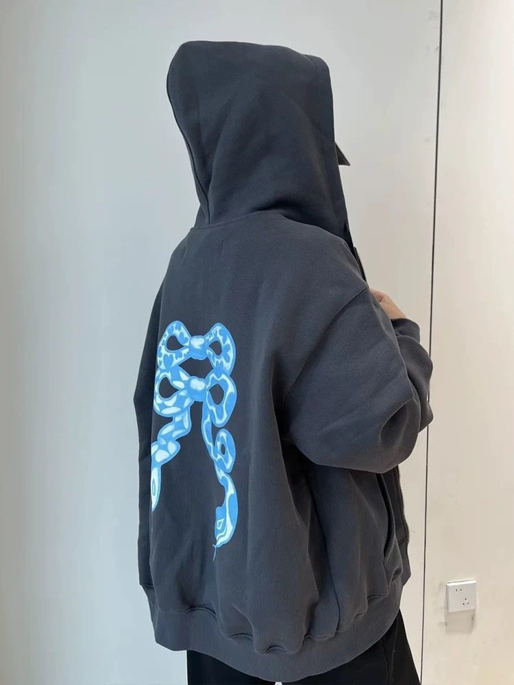 OPEN YY オープンワイワイ パーカー BLUE RIBBON SNAKE HOODIE