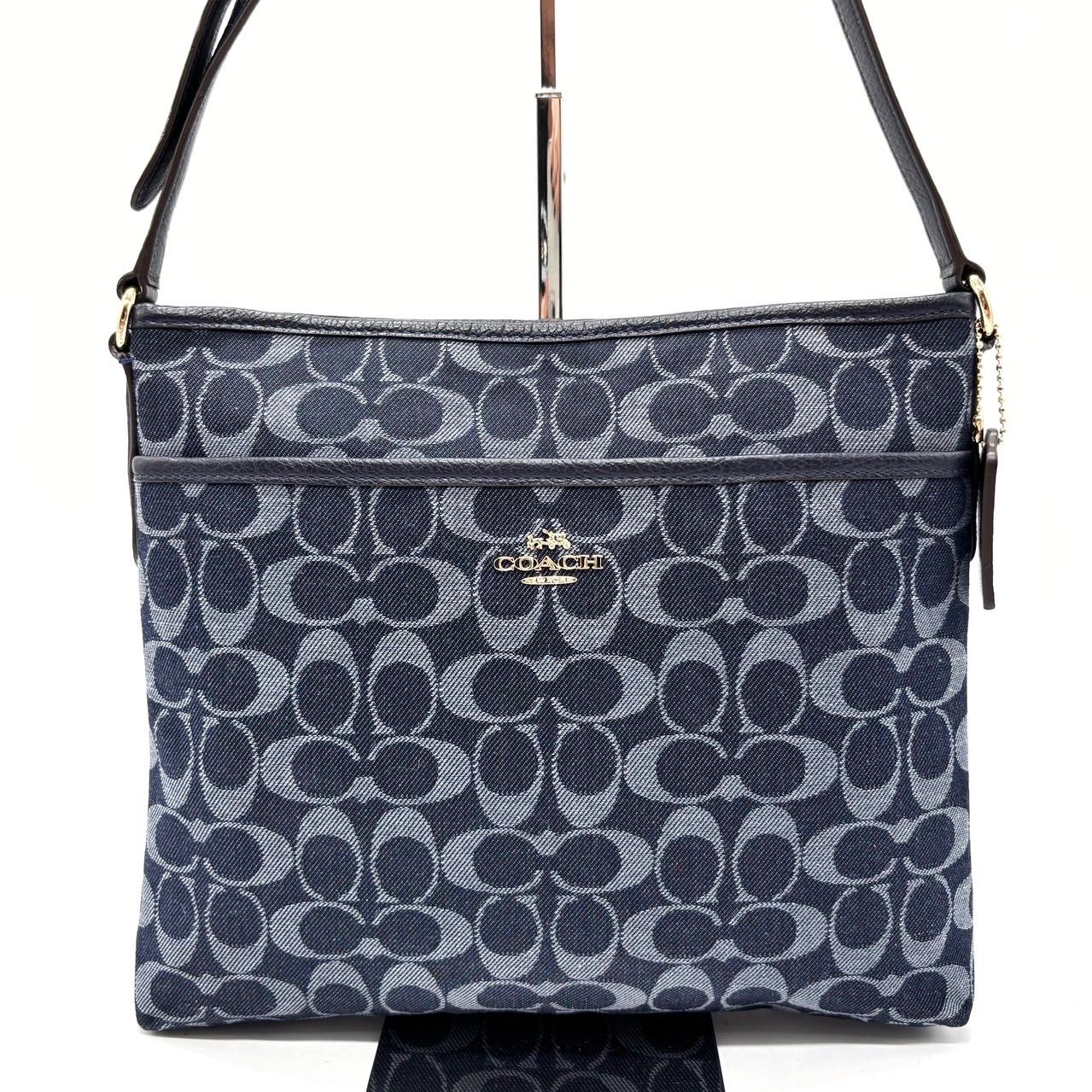 良品✨ COACH コーチ 本革 ナイロン トートバッグ ショルダー