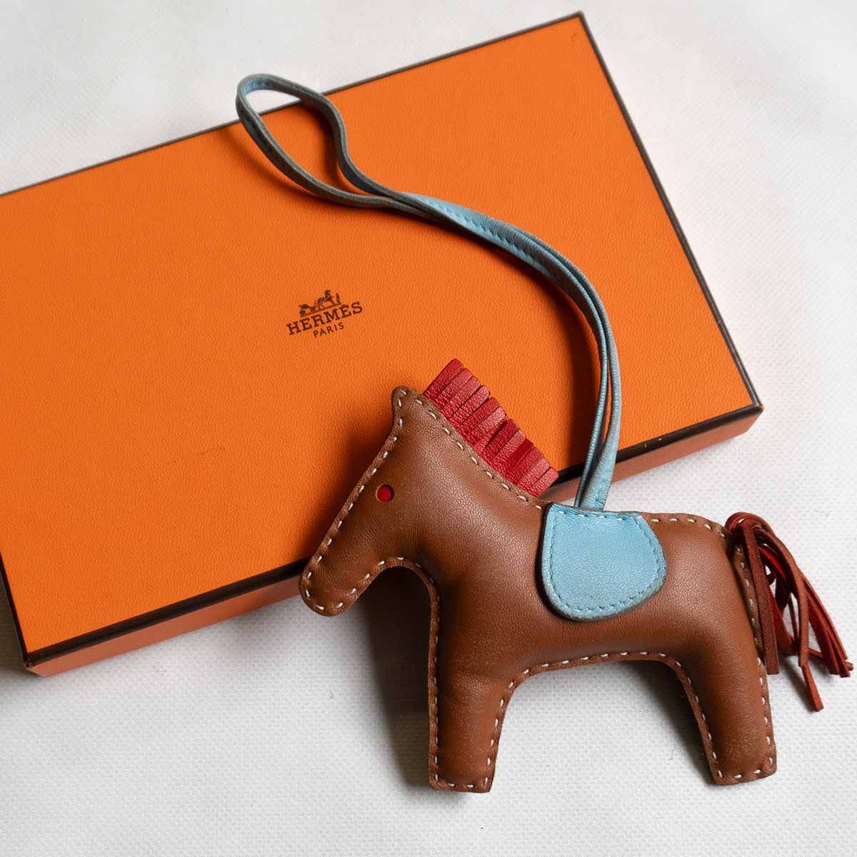 HERMES エルメス ロデオ チャーム クラン ホースヘア PM エルメス 