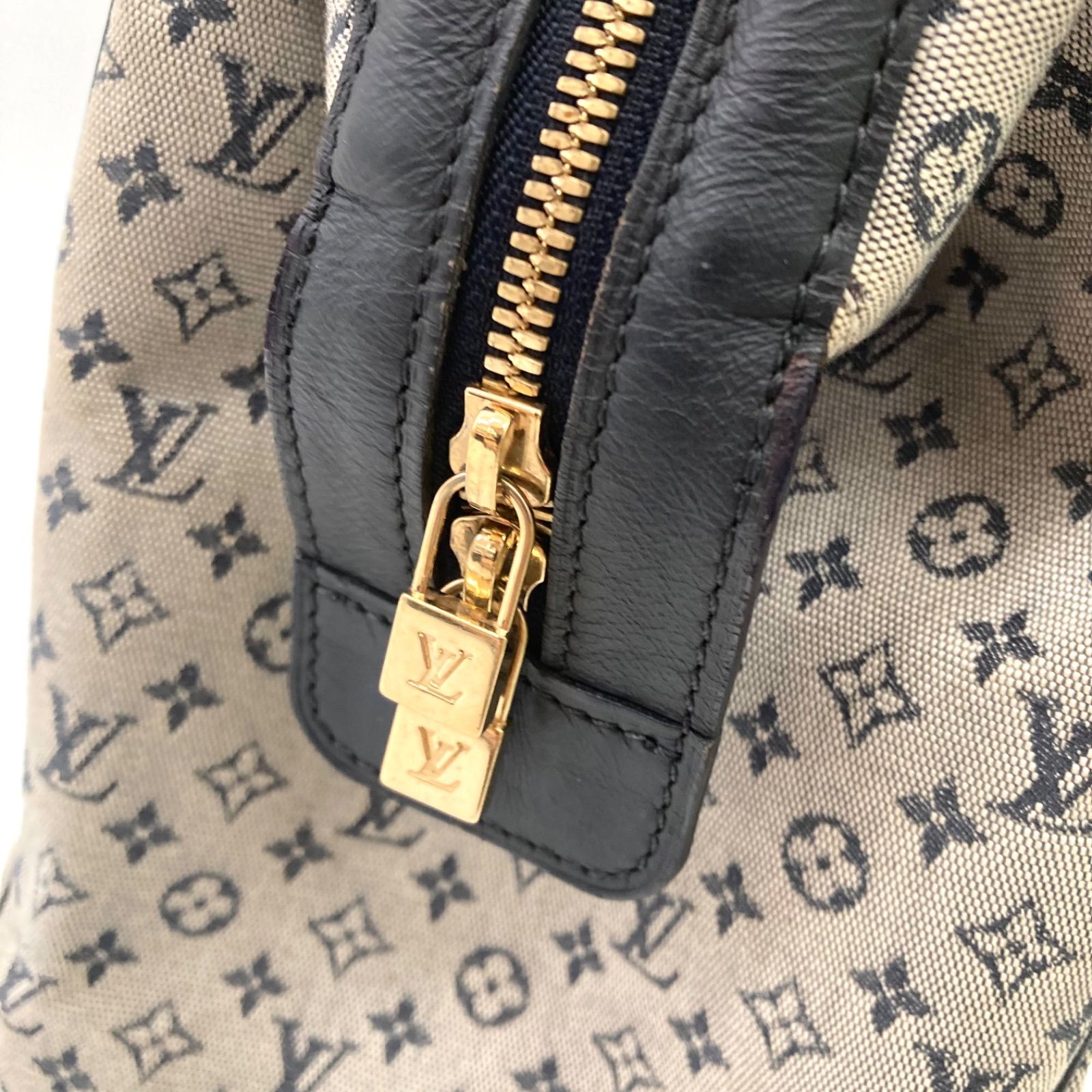 LOUIS VUITTON】ルイヴィトン ジョセフィーヌGM ネイビー ハンドバッグ 