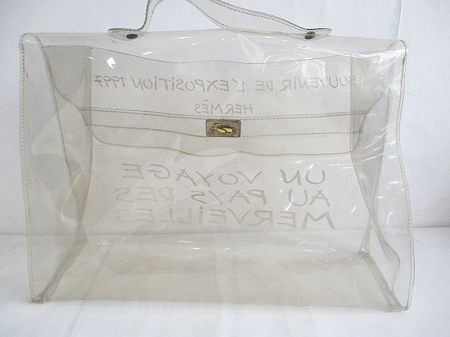 エルメス HERMES ケリー ビニール ケリー ハンドバッグ 1997