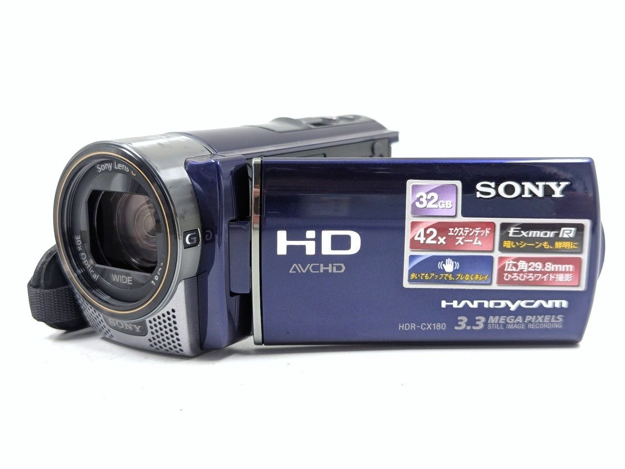 フルハイビジョン対応 SONY ソニー ビデオカメラ HDR CX 180 7日間保証付き