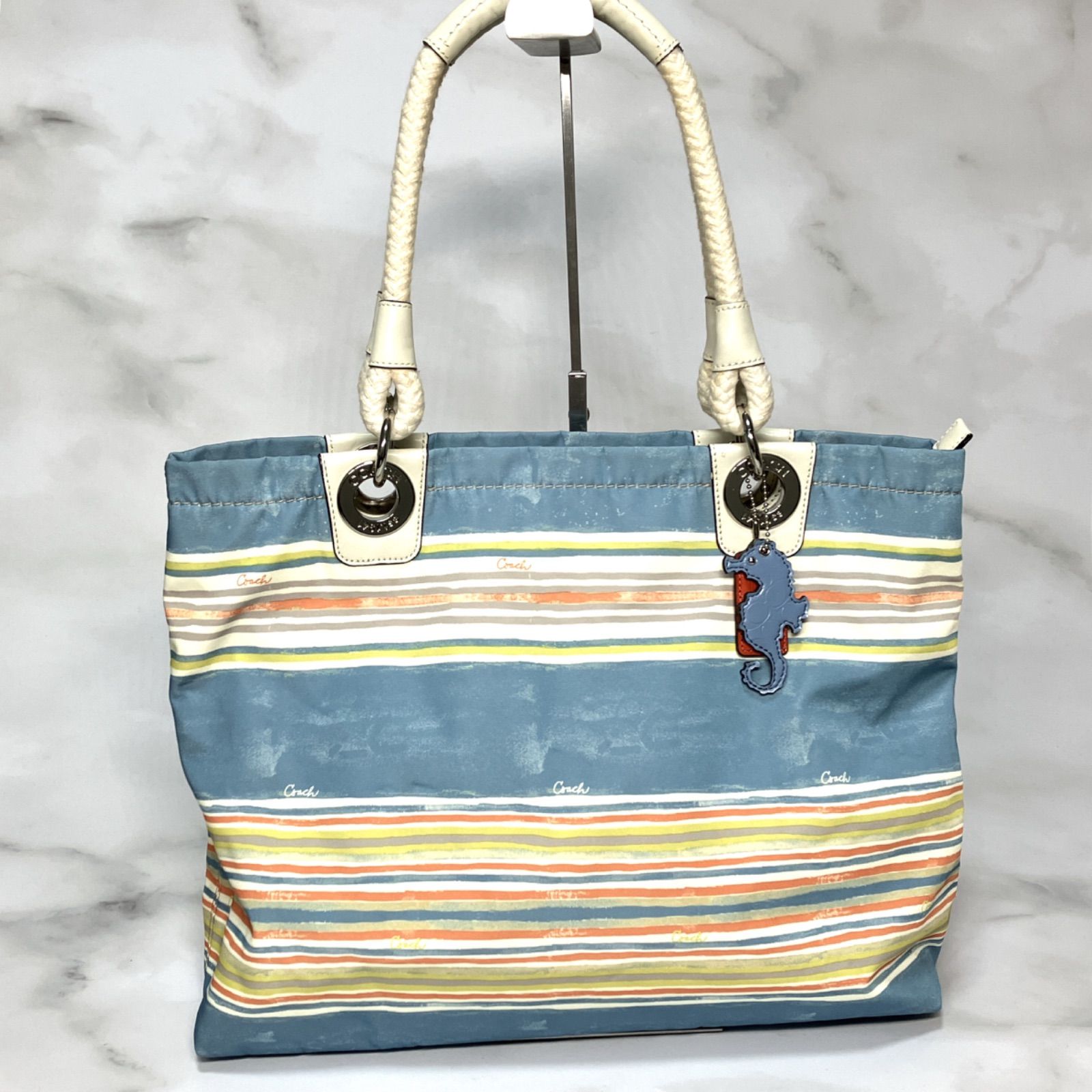 美品】COACH コーチ バッグ ハンドバッグ トートバッグ 肩掛け 