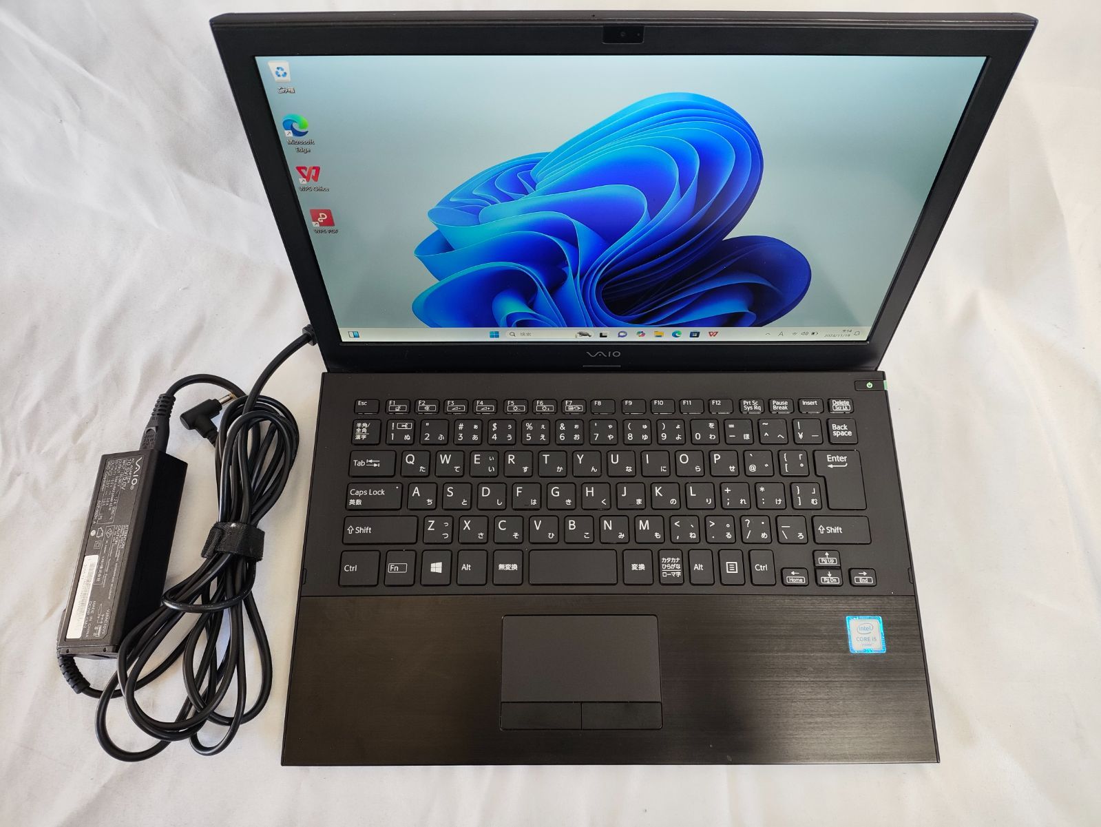 SONY VAIO S13 VJS131C11N Core i5 6200U 2.30GHz Windows11 WPS Office メモリ8GB SSD256GB 13.3型 カメラ 無線 Bluetooth(JPN00009381)