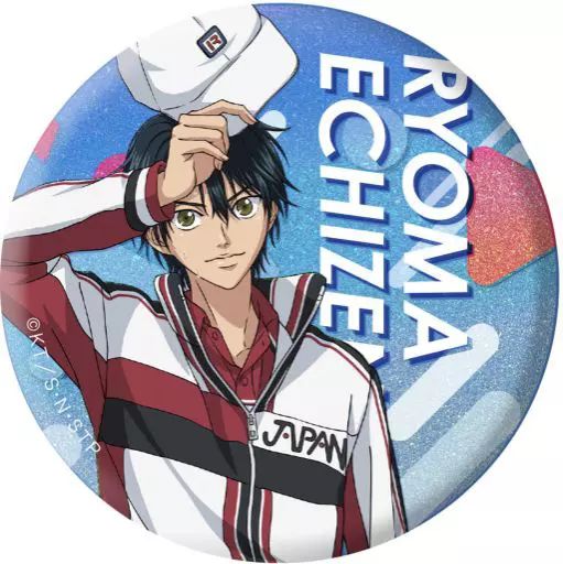 中古】バッジ・ピンズ 越前リョーマ ホログラムカンバッジ 「新テニス