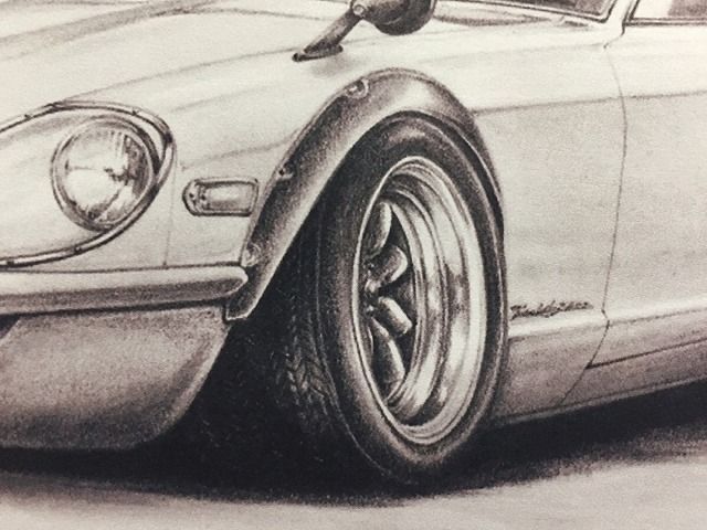 嶋田幾雄 『 グラナダにて たそがれ 1993 』 紙に油彩 絵画 油絵
