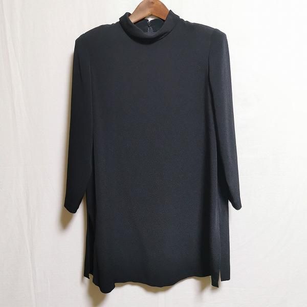 専用　新品詩仙堂ちりめん長袖　ワンピース　チュニック　黒　日本製　HITOSHI anc シセンドウ ヒトシタムラ 詩仙堂 HITOSHI TAMURA ワンピース
