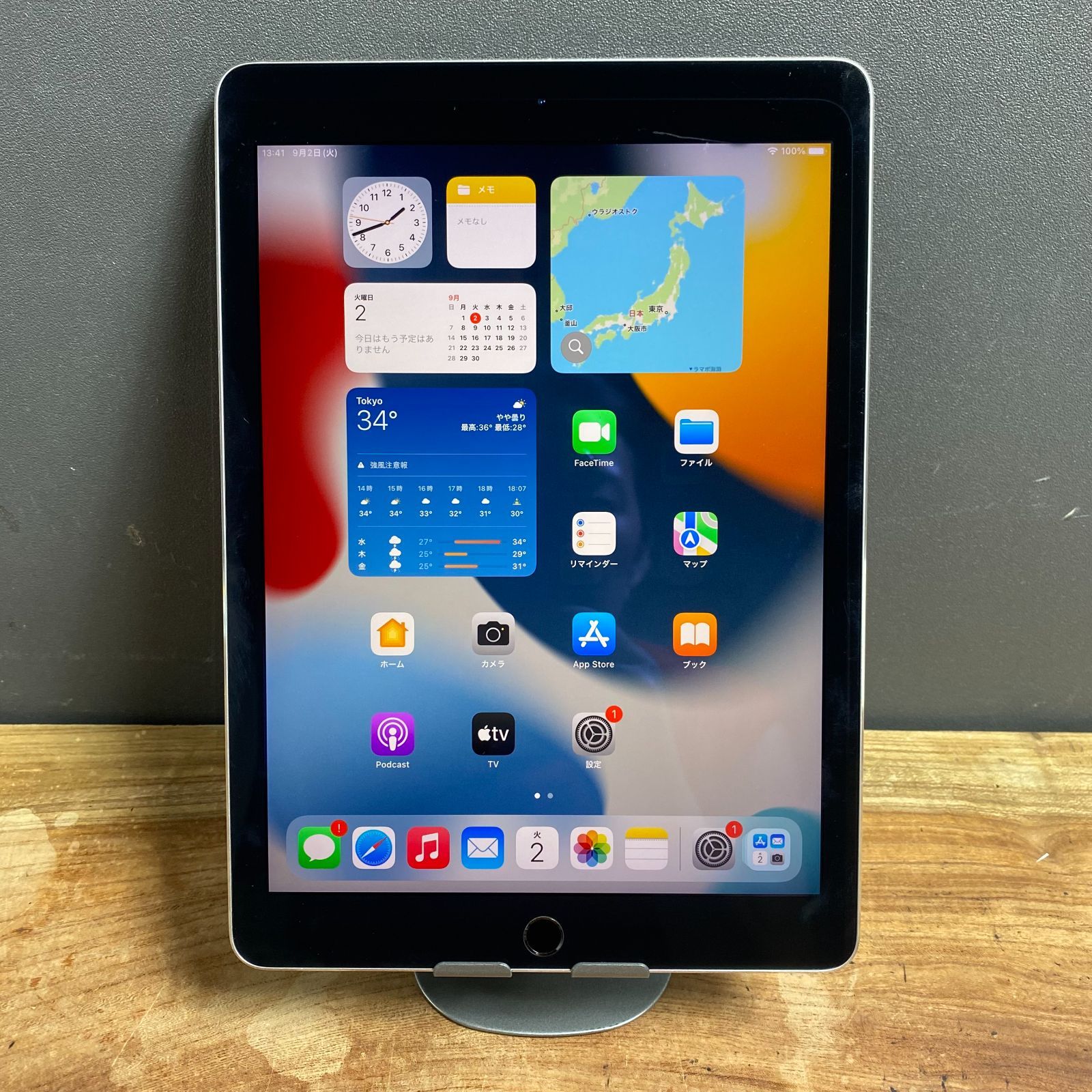 新品バッテリー】Apple iPad Air2 / 16GB / Wi-Fi/スペース