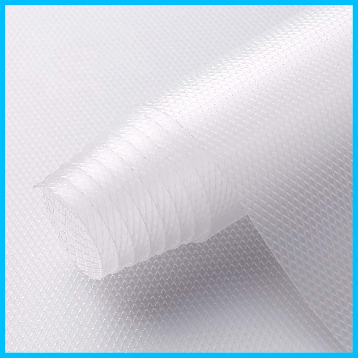 新着商品 EVA素材 裁断 高密度 滑り止め 防塵 シート 防湿 防油 キャビネットシェルフ 台所 引き出し シェルフライナー テーブル 冷蔵庫 WochiTV 本棚 キッチンに適用 食器棚シート 透明 ひし形 40 400cm