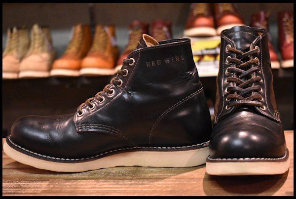 6.5D 良品 12年】レッドウィング 9870 アイリッシュセッター ブラック