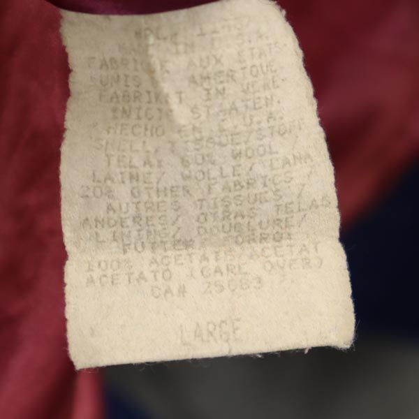 ミッキーマウス 80s 90s USA製 オールド バック刺繍 ウールブレンド