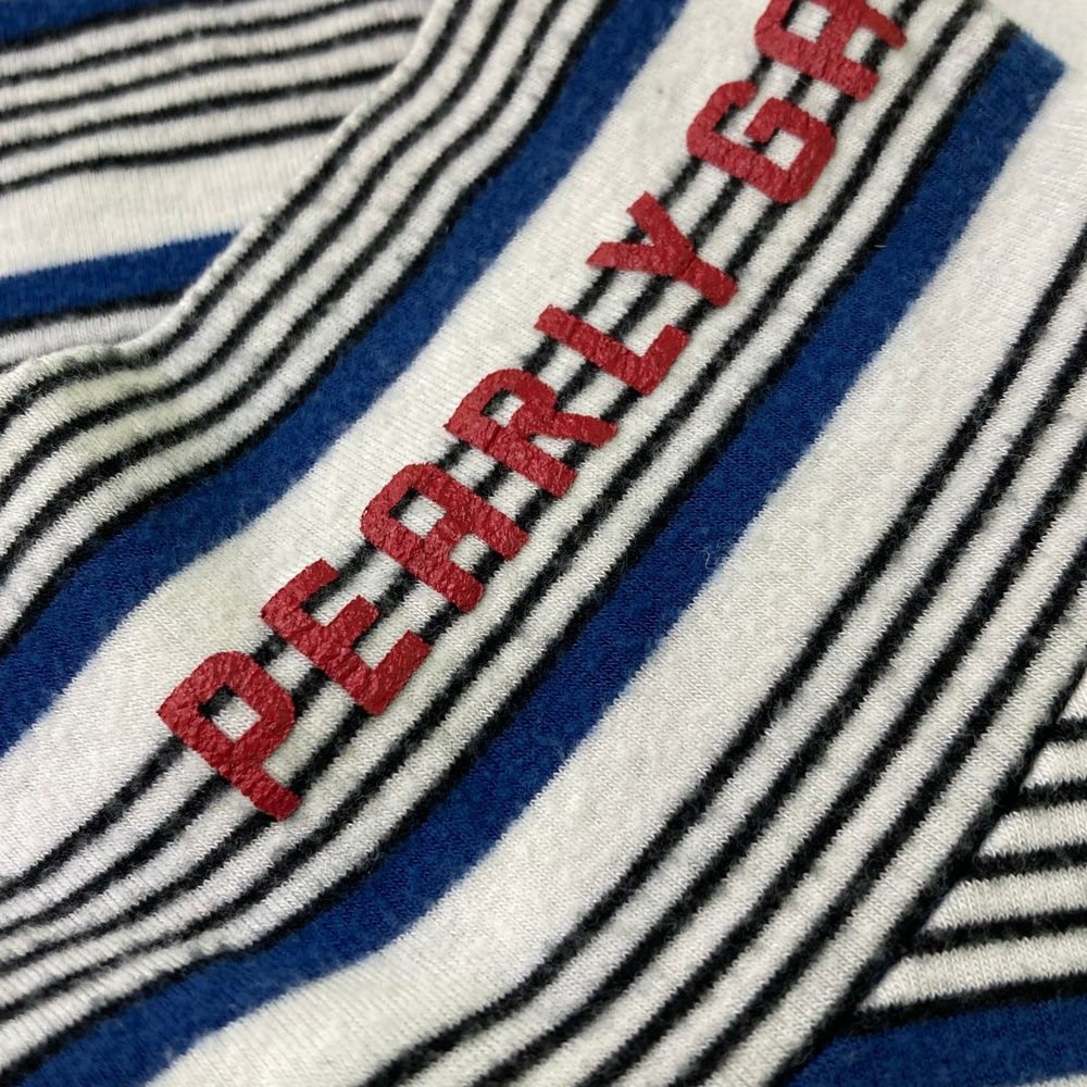 新品パーリーゲイツボーダーハイネックサイズ0 PEARLY GATES パーリーゲイツ ハイネック 長袖Tシャツ ボーダー