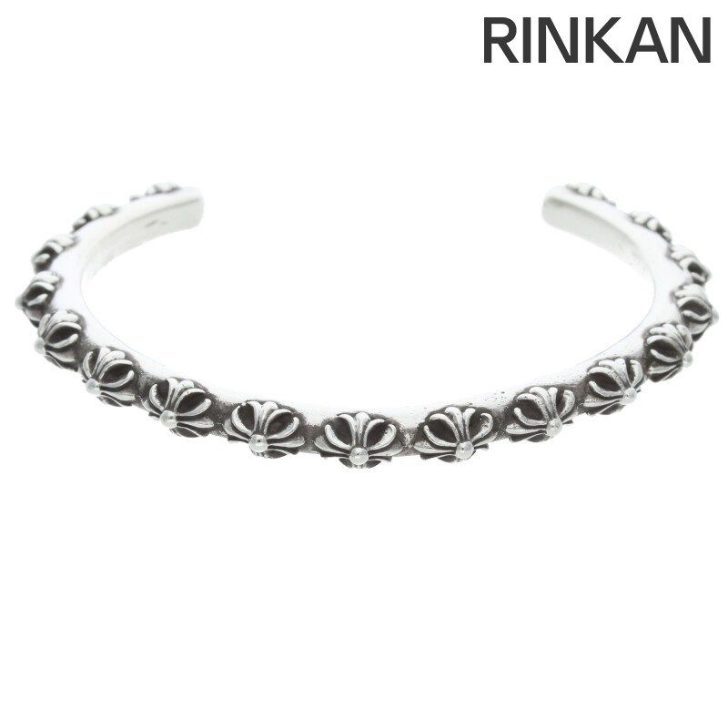 クロムハーツ  BANGLE CROSS/クロスバンド シルバーブレスレット メンズ