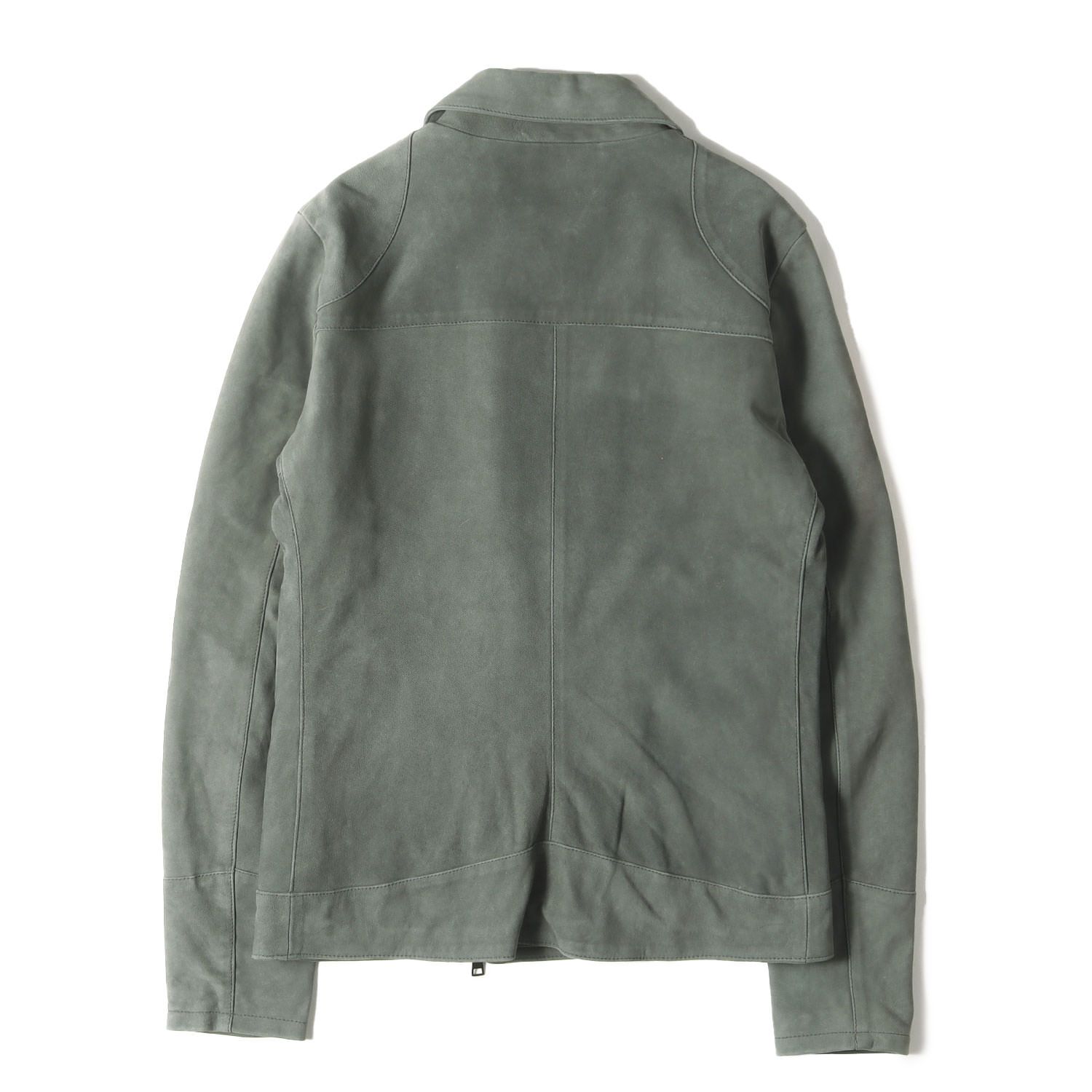 Giorgio Brato グレー レザージャケット Giorgio Brato グレー レザージャケット