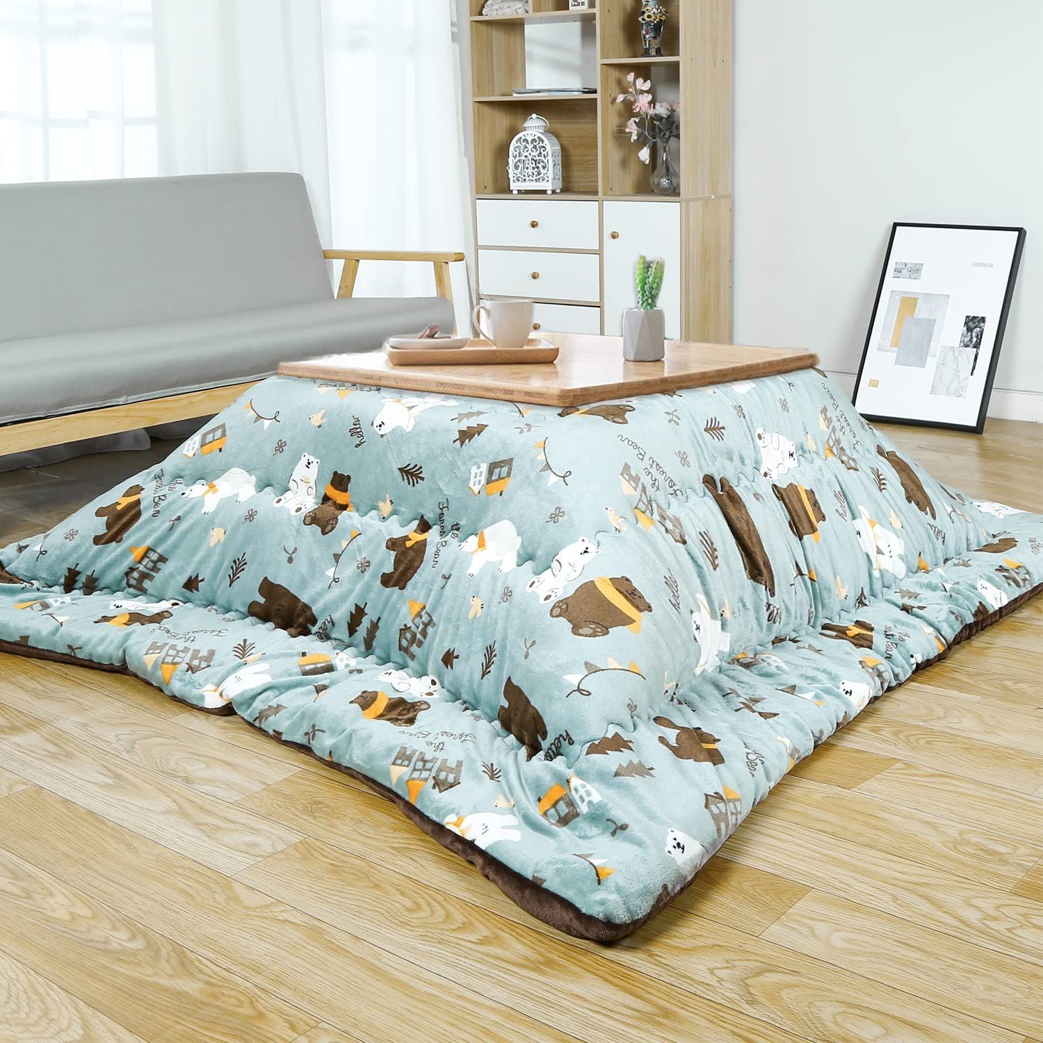 VK Living こたつ布団 正方形 単品185×185cm 中綿1.5kg