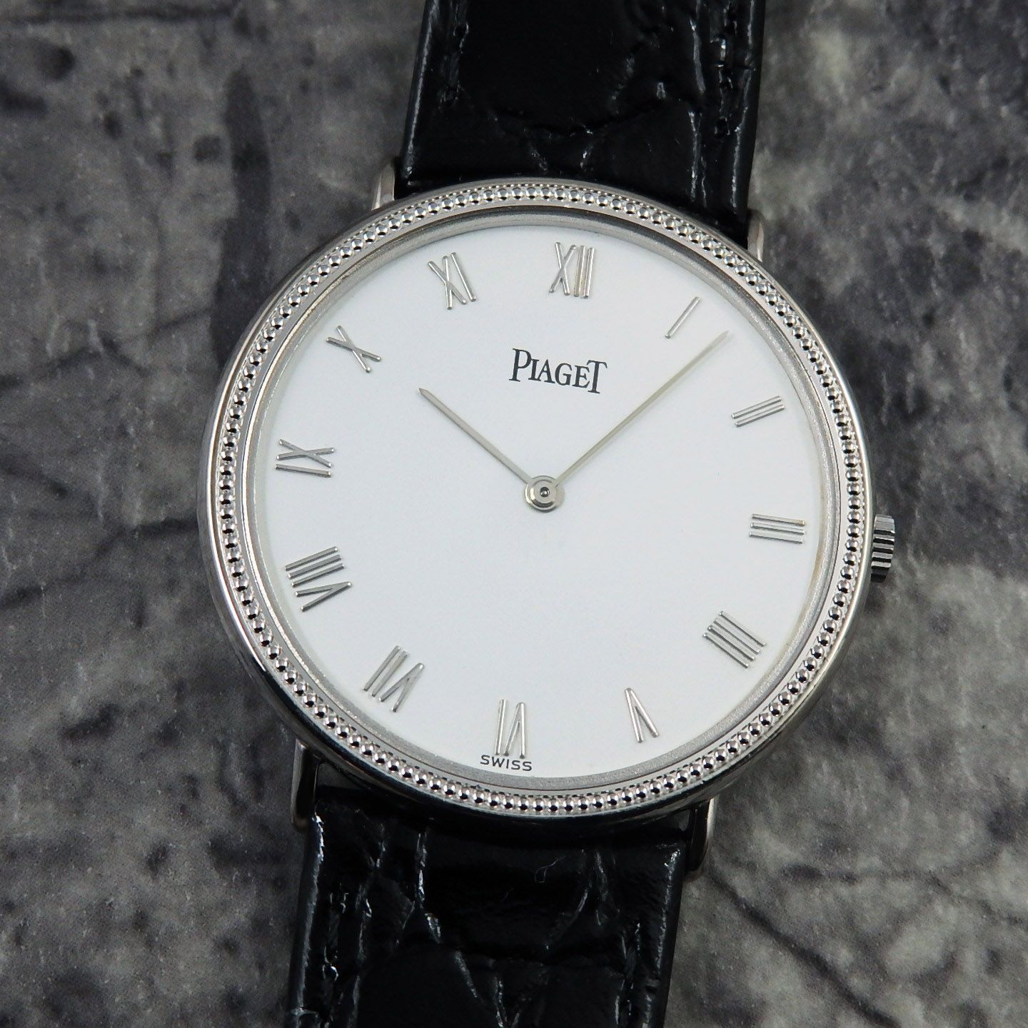PIAGET ラウンド 90231 Cal.9P2 ピアジェ ヴィンテージ 18KWG 手巻き
