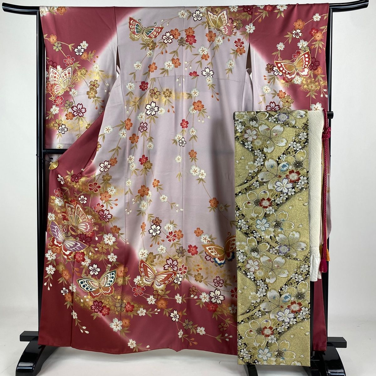 振袖 美品 秀品 158cm 66.5cm 正絹