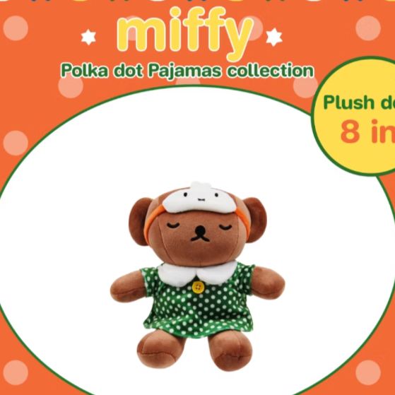 正規品】ミッフィー70th タイ限定 ぬいぐるみ パジャマ