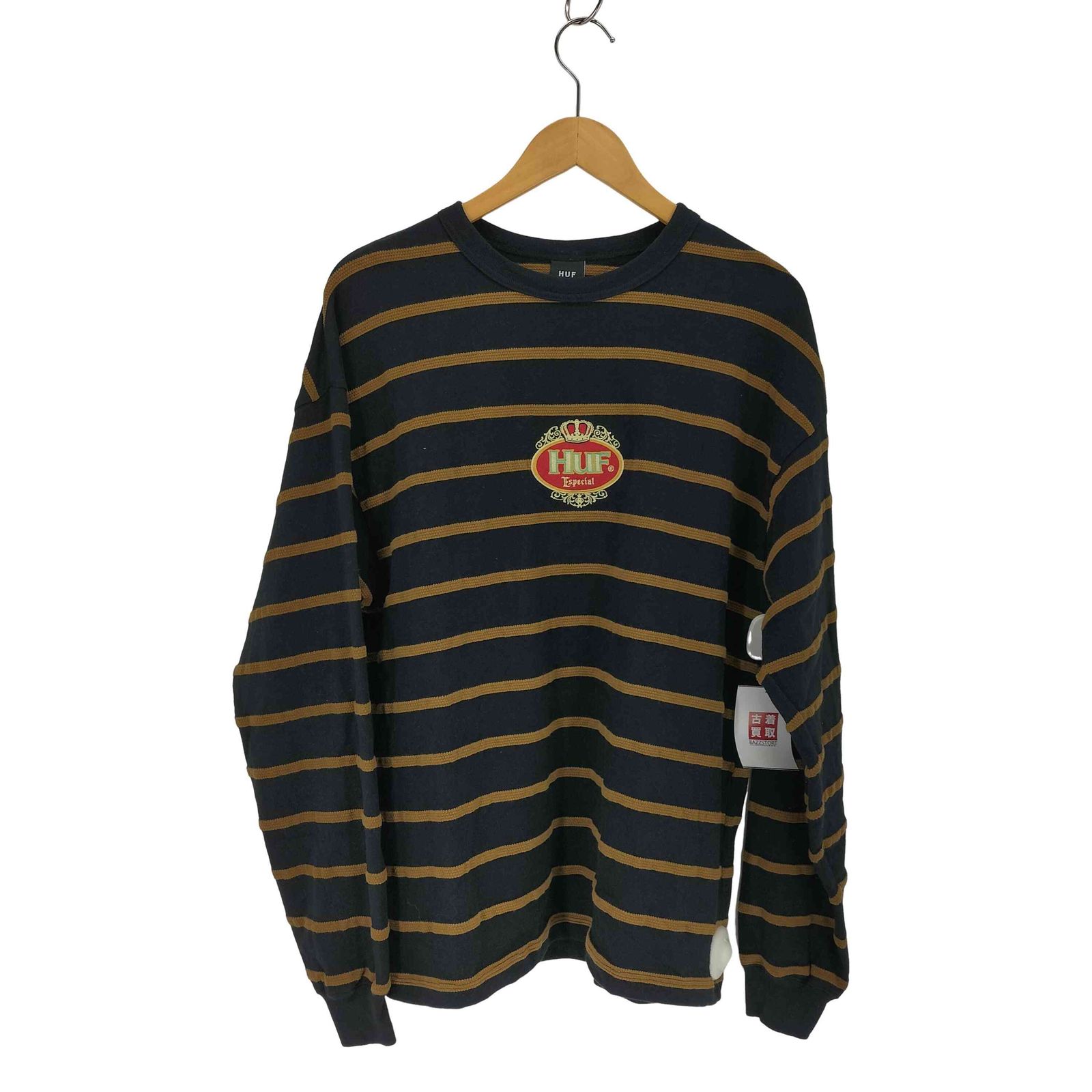 ハフ HUF ESPECIAL STRIPE LS CREW メンズ JPN：M 