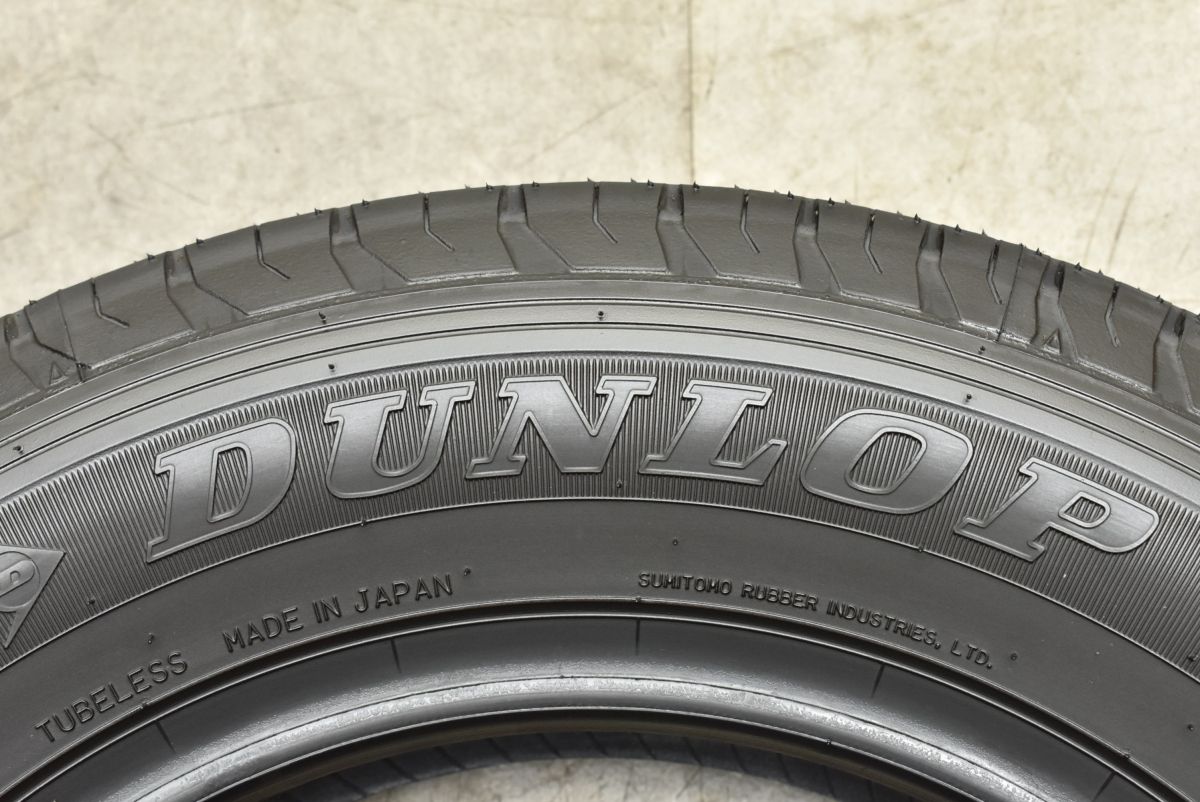中古 未使用に近い 新車外し 2025年製 ダンロップ SP175L 155/80R14 88/86S LT 4本セット バリ溝 プロボックス サクシード ファミリアバン ライトトラック 新車外し 2025年製】ダンロップ SP175L 155/80R14 88/86S LT 4本セット