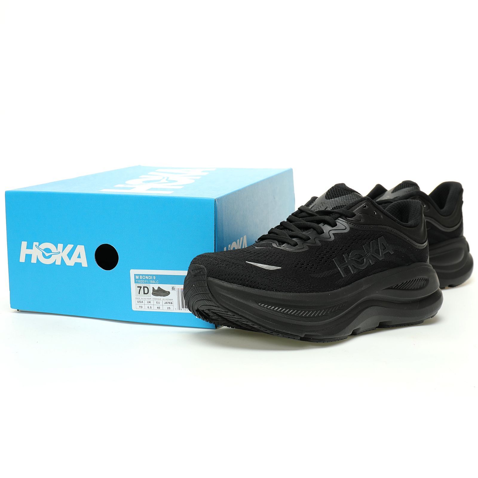 新品未使用 HOKA One One Bondi 9 Low ブラック&ブラック