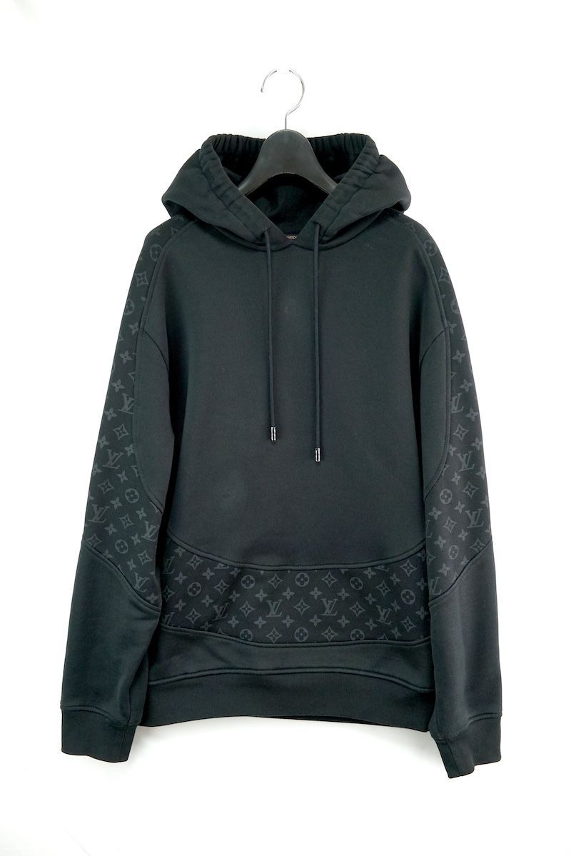10264【美品・21SS】ルイヴィトン☆LVモノグラム サークルカットパーカー