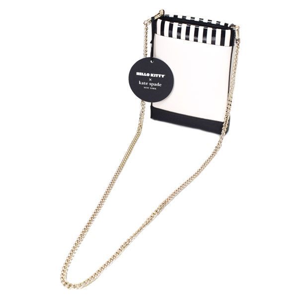 ケイトスペード ハローキティ スマホショルダー katespade キティちゃん コラボ レザー フォン ポーチ チェーン 2way クロスボディ 斜めがけ ショルダーバッグ マルチ KK224
